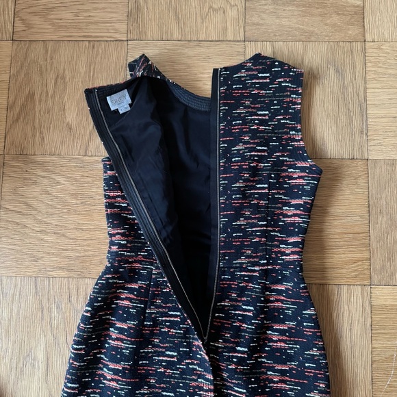 Grey by Jason Wu Size 4 Tweed Sleeveless Sheath Dress Dark Multi Abstract - Picture 4 of 10